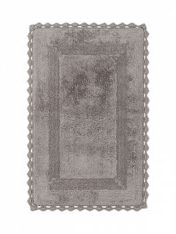 Коврик для ванной 60x100 светло-серый хлопок