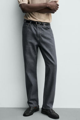 JEANS STRAIGHT FIT / Gris - Zara фото 5