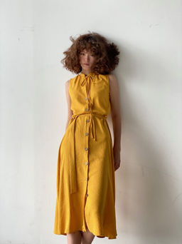 Платье, как из к/ф Красотка, в цвете манго - Martichelli фото 23