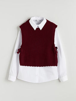 Uzun Kollu K?z ?ocuk G?mlek