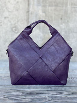 Женская сумка из эко кожи 0025 Фиолетовый - Sergio valentini фото 2