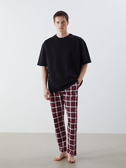 Standart Kal?p Ekose Erkek Pijama Alt