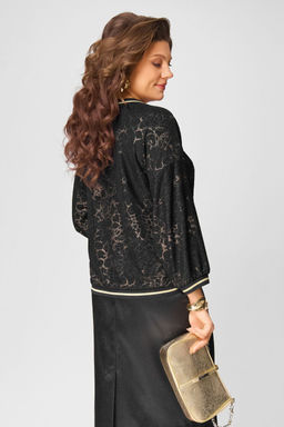 Джемпер FITA 20722 черно-золотистый