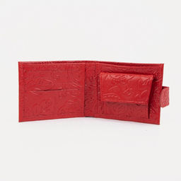 Кошелёк на кнопке, цвет красный - Simaland фото 3