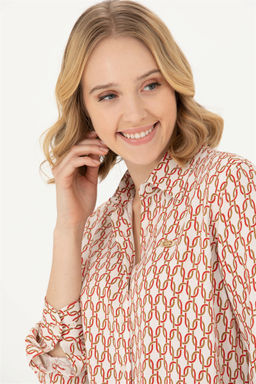 Женская рубашка с длинным рукавом Stone Неожиданная скидка в корзине - U.s. polo assn фото 2