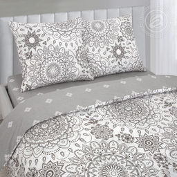 Постельное белье Сорренто (поплин зима-лето) Евро/Пододеяльник стеганый (молния): 1 шт. - 215*200; Простыня: 1 шт. - 215*240; Наволочка (клапан): 2 шт. - 70*70; Зима - лето - Артпостель фото 2