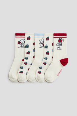 Pack de 5 calcetines con motivo - H&m фото 3
