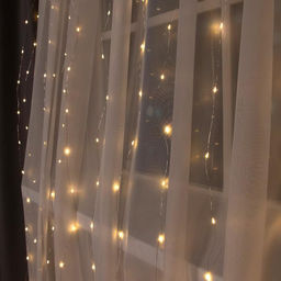 Гирлянда Занавес 2?3 м роса, IP20, серебристая нить, 450 LED, свечение тёплое белое, 8 режимов, 220 В - Luazon lighting фото 3