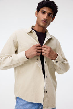 Camisa oversize en pana de algod?n - H&m фото 6