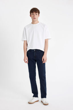 Pedro Slim Fit Джинсовые брюки узкого кроя с нормальной талией и узкими штанинами - Defacto фото 6