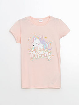 Bisiklet Yaka K?z ?ocuk Pijama Tak?m