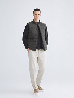 Standart Kal?p Dik Yaka Erkek ?i?me Yelek