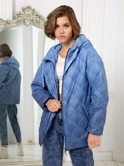 23127 Куртка синий - Dizzyway фото 4