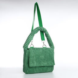 Сумка молодёжная на магните, цвет зелёный - Simaland фото 3