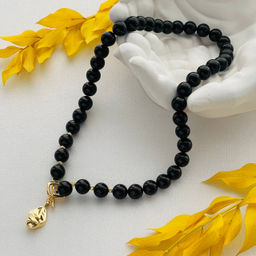 Колье из черного Турмалина (Шерл) 46 см