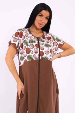 Халат на молнии Кокос