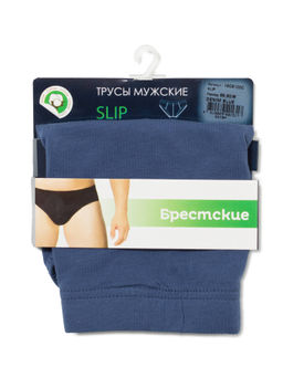 Брестские ТРУСЫ МУЖСКИЕ SLIP 6100C (бандероль) denim blue 16С6100С