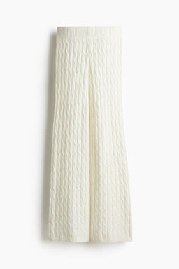 Pantalon en punto trenzado - H&m фото 5