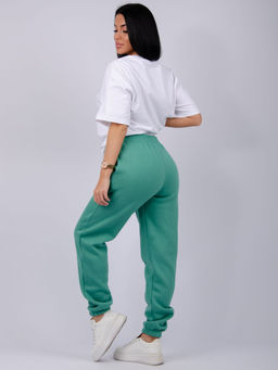 Джоггеры Мистерия 5, футер 3-х нитка начес - Малина фото 28