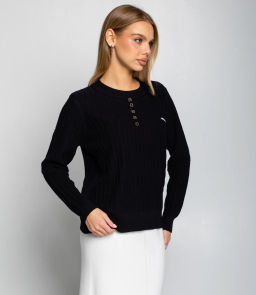 Джемпер #КТ8201 (5), чёрный - Dommod фото 2