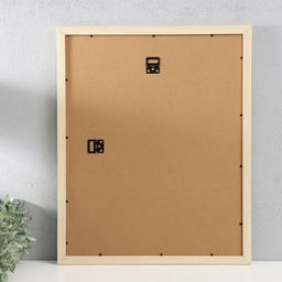 Фоторамка для фото 40×50 см Ellis, МДФ, с паспарту, натуральный, (пластиковый экран)