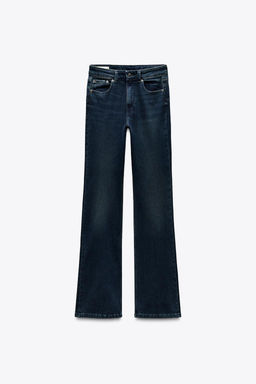 ZW COLLECTION BOOTCUT FULL LENGTH MID-WAIST JEANS - Zara фото 6