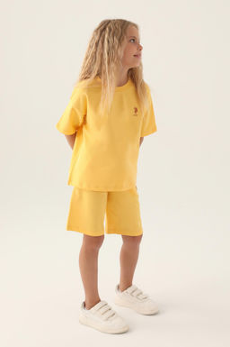 Желтый пижамный комплект для девочки Неожиданная скидка в корзине - U.s. polo assn фото 3