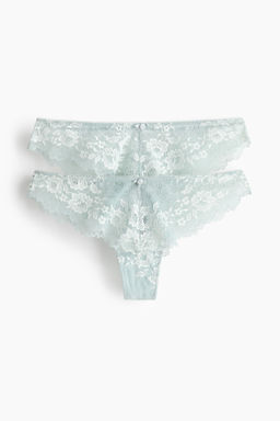 Pack de 2 bragas Brazilian de encaje - H&m фото 2