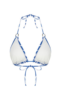 TRENDYOLMILLA Zebra Desenli Ucgen Aksesuarl? Bikini Ustu TBESS24BU00157  фото 8