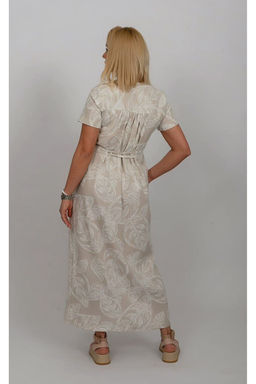 Льняное платье 019Л - Новый лен фото 3