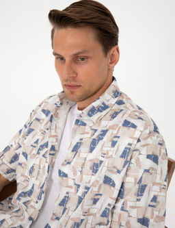 Mavi Oversize K_sa Kollu G_mlek