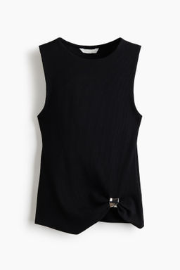 Top de canal? con detalle drapeado - H&m фото 2