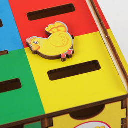 Сортер - комодик «Животные», 16 фигурок