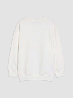 Bask?l? Erkek ?ocuk Sweatshirt Tak?m