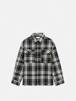 ACOOLA / Куртка детская для мальчиков Alvaru черно-белая клетка фото 3