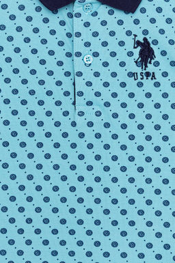 Erkek _ocuk Turkuaz Polo Yaka Ti__rt