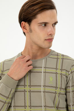 Мужской свитшот светло-хаки Неожиданная скидка в корзине - U.s. polo assn фото 2