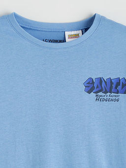 Sonic Bask?l? Erkek ?ocuk ?ortlu Pijama Tak?m?