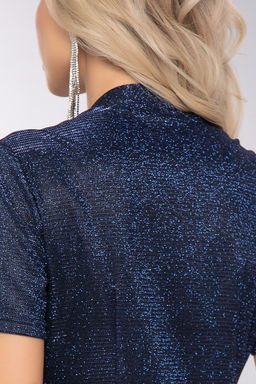 Платье Ах, какая женщина! (мерцающий синий) П8042 - Lt collection фото 16