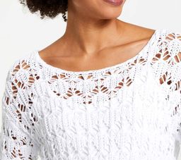 Пуловер, белый - Linea tesini фото 6