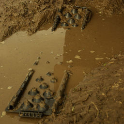 Антипробуксовочное устройство для авто "PROTEX Кантри" полипропилен. (3секц., в слож.виде 38х21х8см)