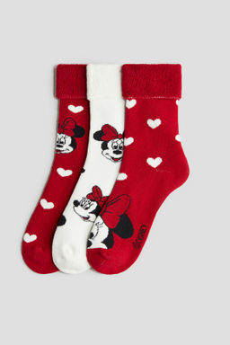 Pack de 3 calcetines de rizo