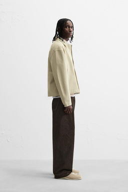 ANIMAL PRINT BAGGY FIT TROUSERS - Zara фото 4