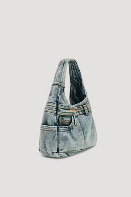 BOLSO DENIM LIMITED EDITION / Azul Denim - Zara фото 4
