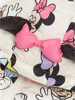 Kap??onlu Minnie Mouse Bask?l? K?z Bebek ?i?me Yelek - Waikiki фото 3