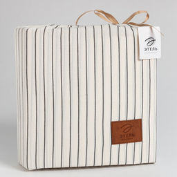 Постельное бельё Этель 2 сп White stripes 180х210 см,220х240 см,50х70-2шт, 100% жатый хлопок, 140 гр/м2  фото 6