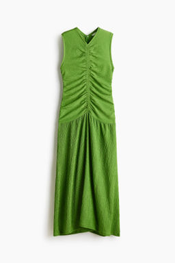 Vestido drapeado de punto