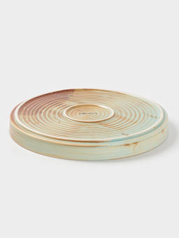 Тарелка обеденная Magistro Sand Ripples, d=26.5 см, фарфор, голубая