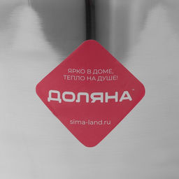 Ведро для льда Доляна, 4.5 л, 20.5×20.5 см, нержавеющая сталь, хромированное