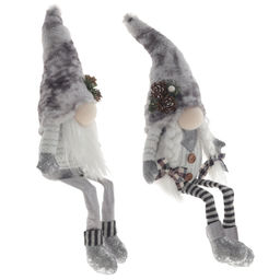 Игрушка набивная "Гном", L12 W7 H43/17 см, 2в.